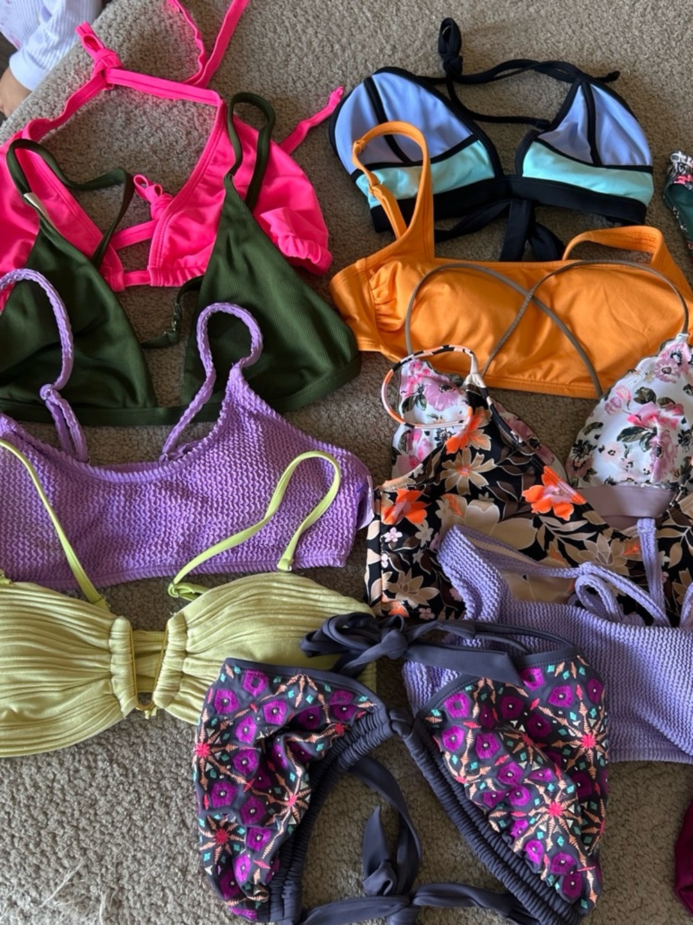 Assorted Women’s Bikini Tops - Mixed Colors